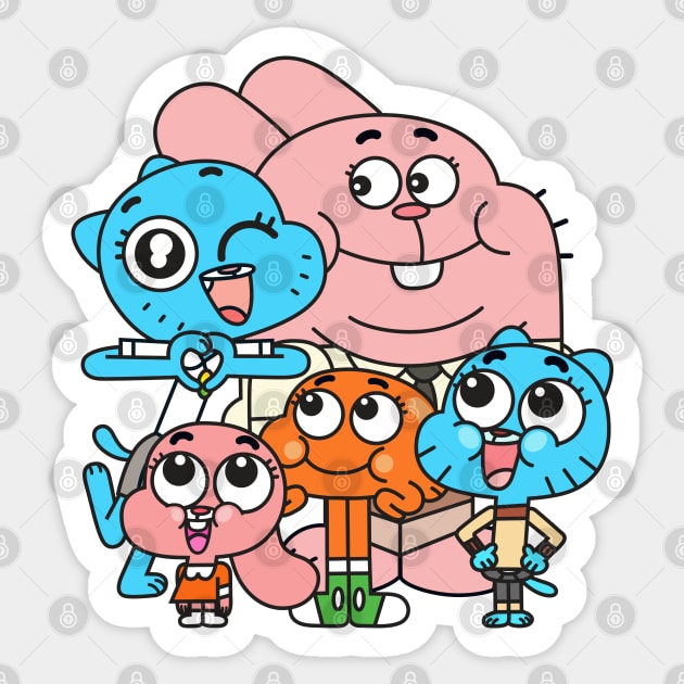 Watterson family Sticker by Plushism